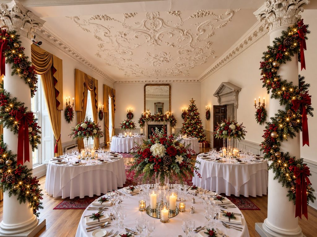 Forest Green Christmas Reception