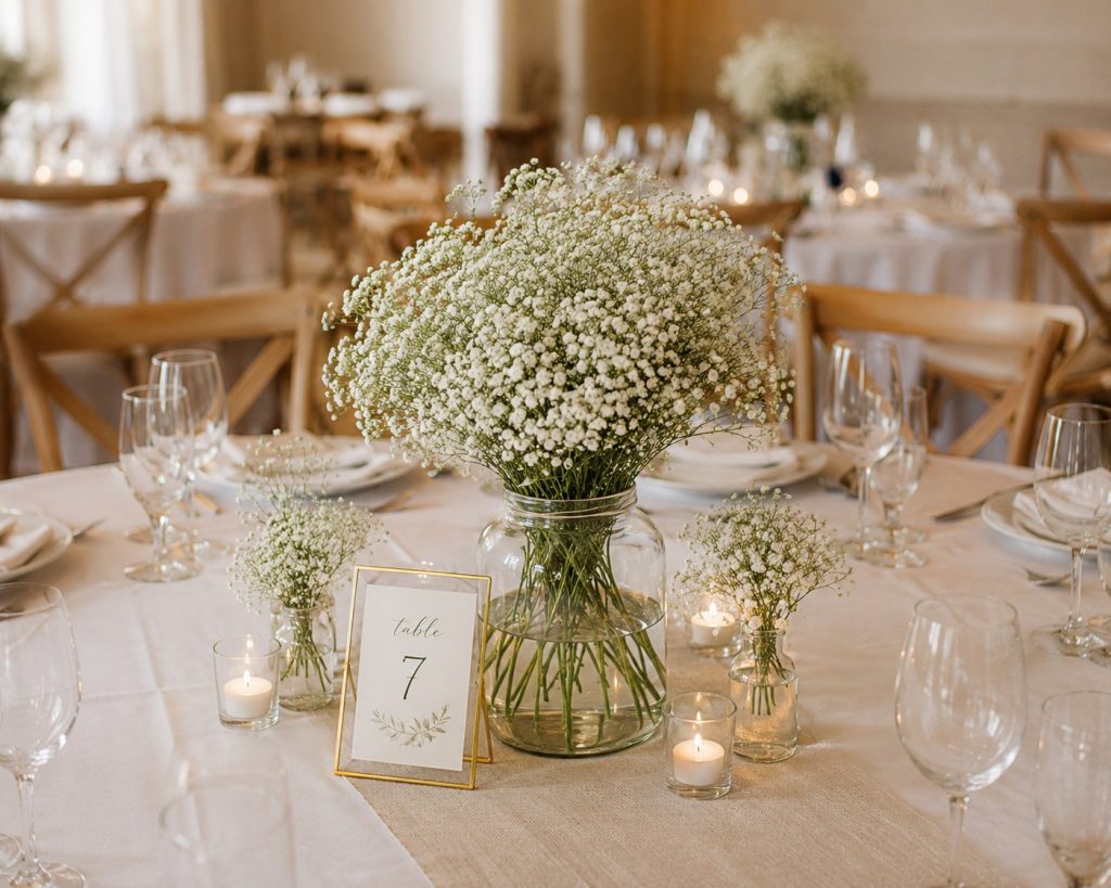 Babys Breath Reception Flowers