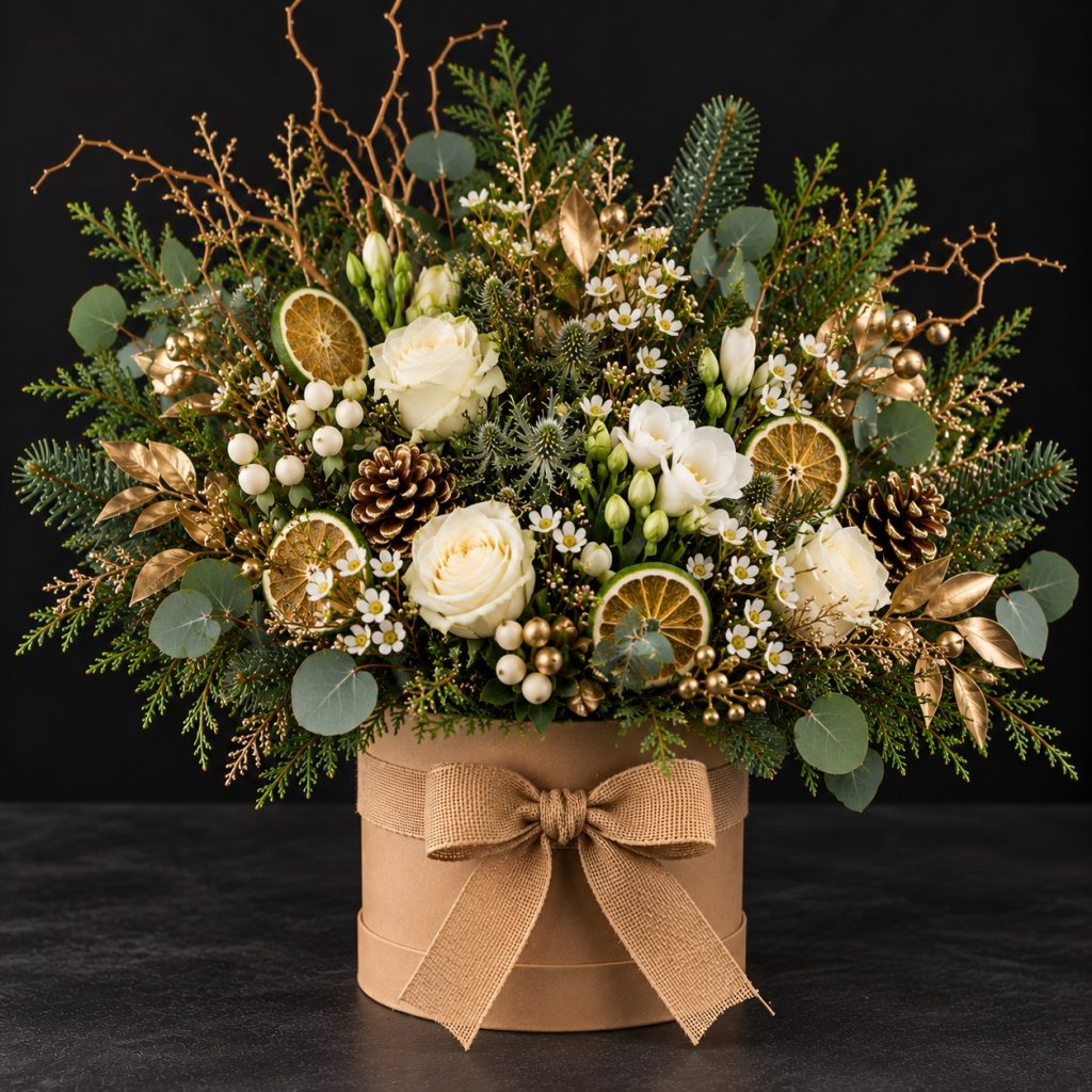 Forest Green Powerscourt Winter Hatbox